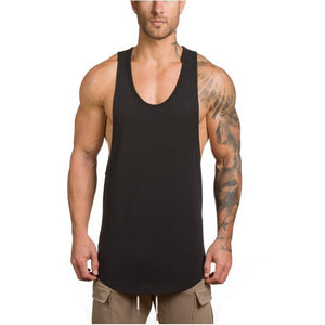 Bodybuilding Fitness Vest Solid Color Summer