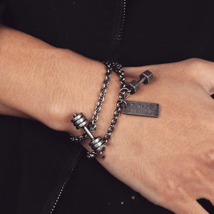 Bohemia Europe And The United States Popular Trend Sports Elements Small Dumbbells Bracelets