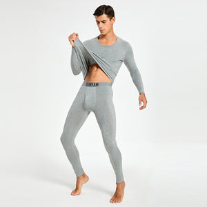 Thermal Underwear Knitted Cotton Stretchy Close-fitting Autumn Clothes And Pants
